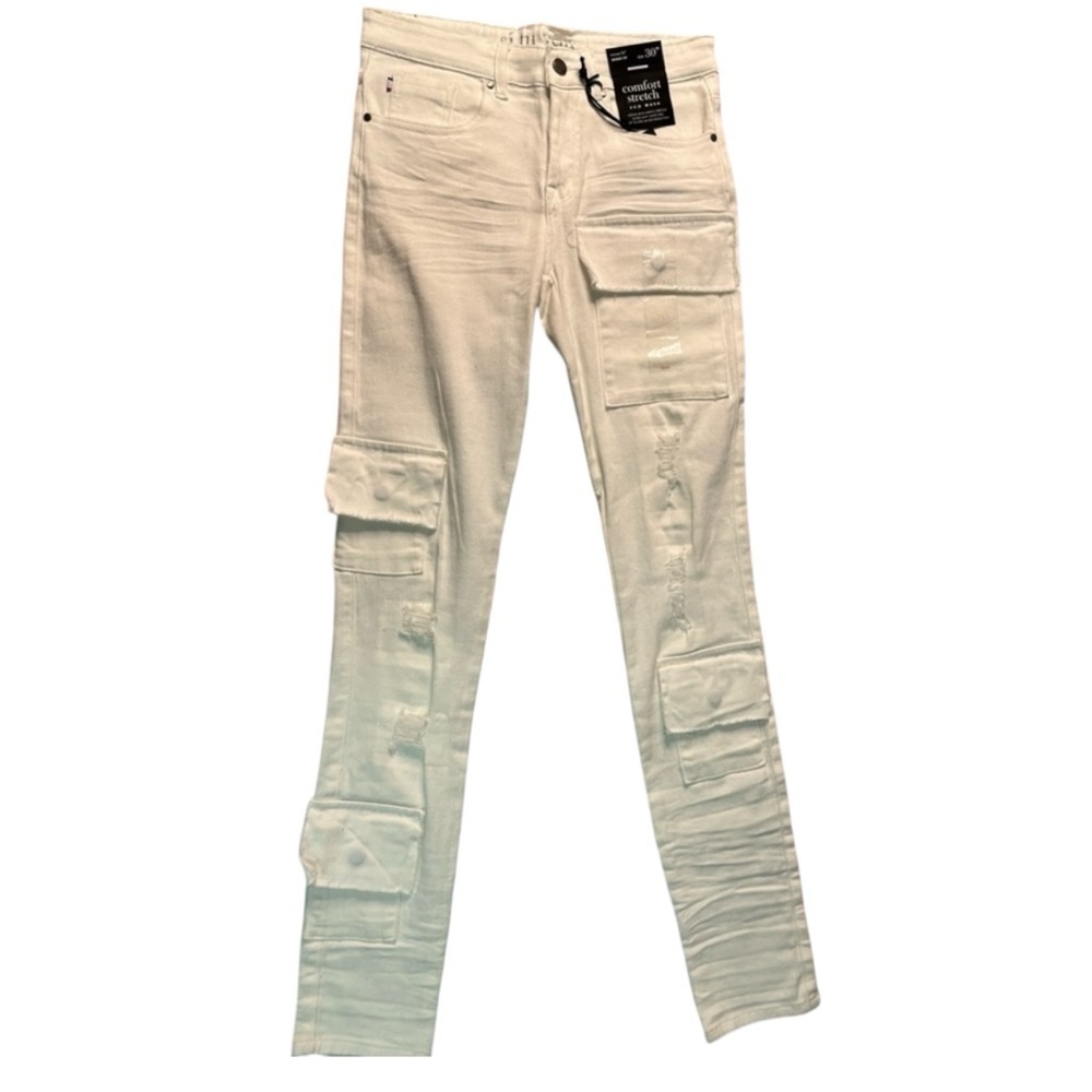 Smoke rise denim paint sz 40
